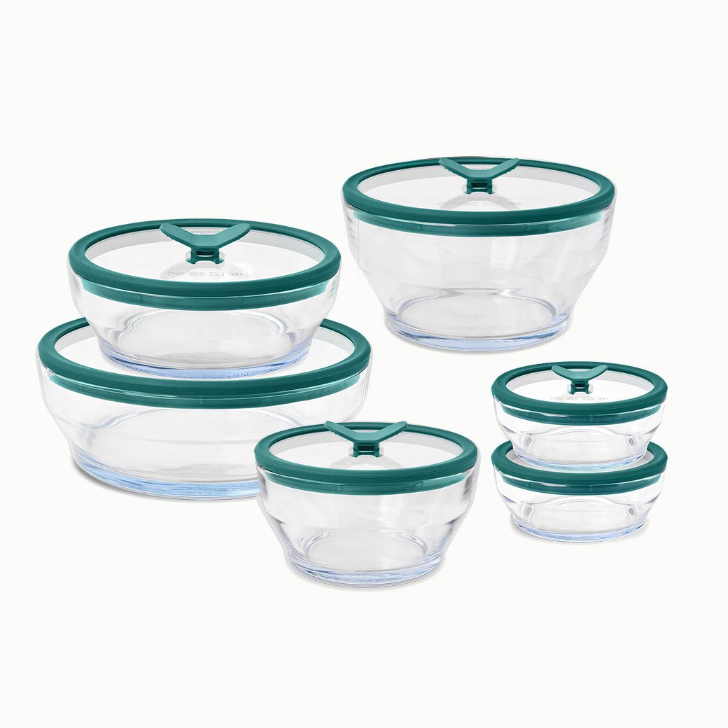 Pote hermético cor verde